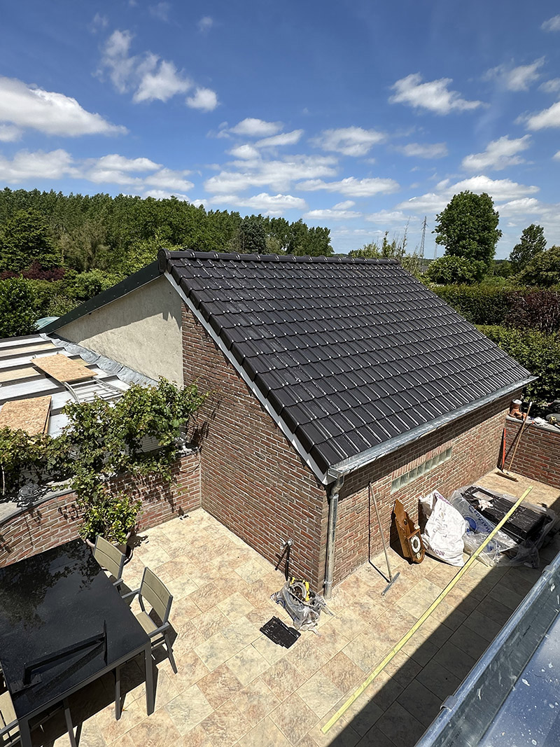 Dakbedekking lessins